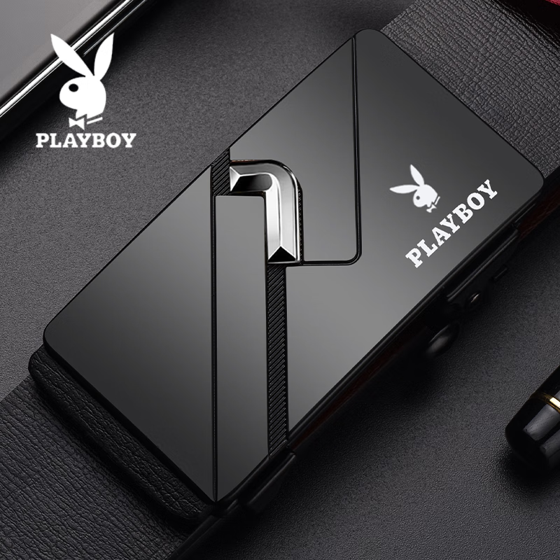 花花公子皮带男真皮自动扣无牙商务休闲内穿腰带韩版青年内扣式裤带不漏尾 银色 无牙内穿自动扣