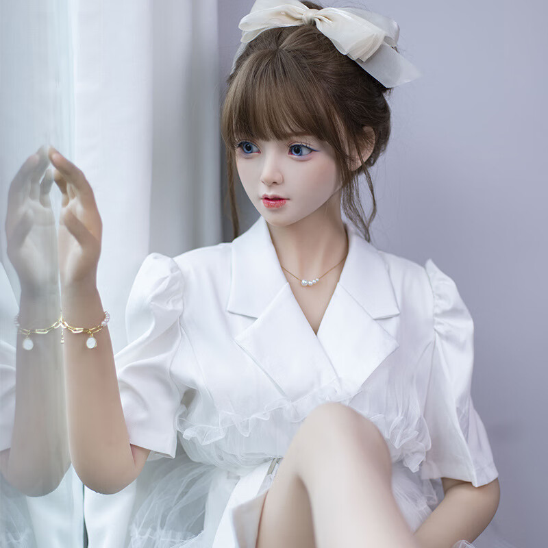 1仿真人非充气娃娃硅胶娃娃男性自慰器性伴侣炮架玩偶性玩具带骨架