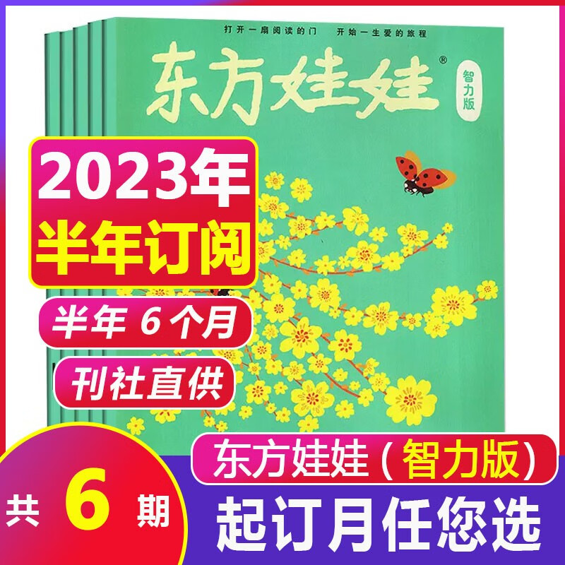 包邮【送1本】东方娃娃杂志幼儿大科学+智力版+绘本版+创意美术版单月组合2023年1-12月 3-7岁睡前亲子故事阅读早教期刊 【智力版】23年7-12月