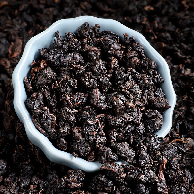 油切黑乌龙茶碳培高山乌龙茶浓香型冷泡茶叶 一斤散装 500克