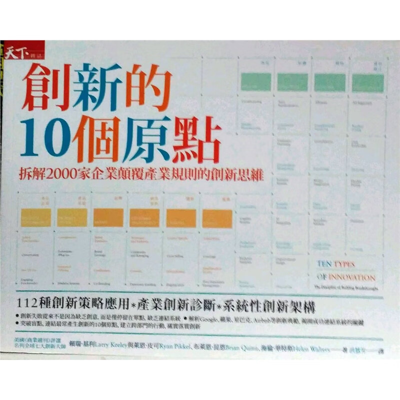 预订台版 创新的10个原点 思考逻辑决断创意商业经管案例策略思维提案简报文案撰写财经