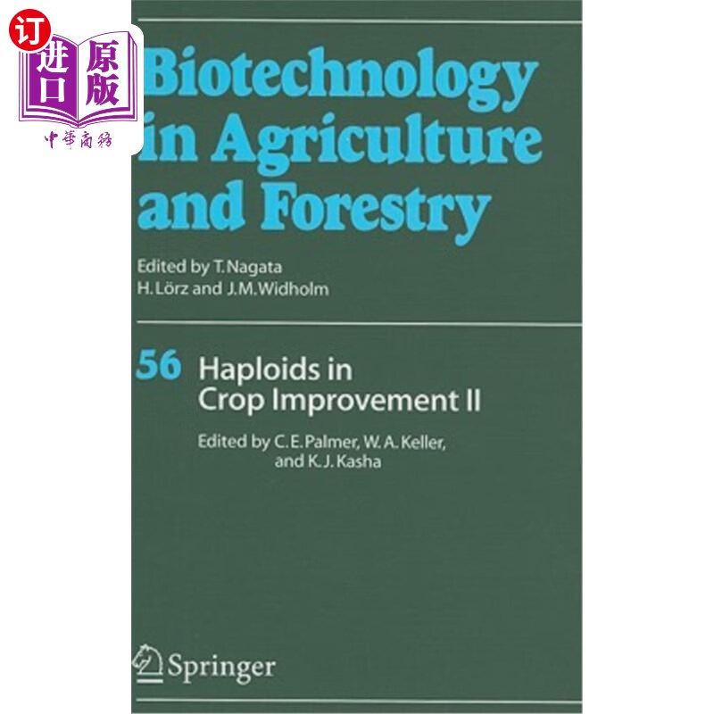 海外直订haploids in crop improvement ii 作物改良中的单倍体2