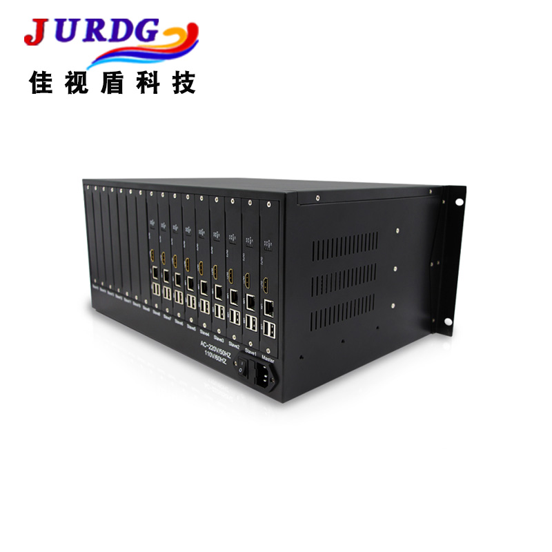 佳视盾JURDG H265H264数字网络监控上墙视频解码器兼容海康大华监控摄像解码处理器视频编码器12路