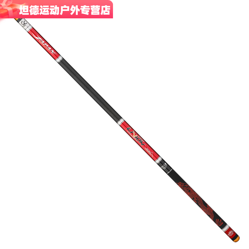 柏潮钓鱼竿短节超硬19调溪流竿28调碳素手竿超硬鲫鲤鱼竿超轻横扫江湖 4.5m 19调短节手竿+竿稍