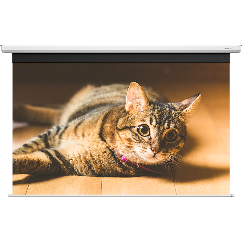 ������deli��100Ӣ��16:9ң�ص綯8K�������Ļ��3.0�����߰� 2.5����������������ͶӰ 50452S������װ����