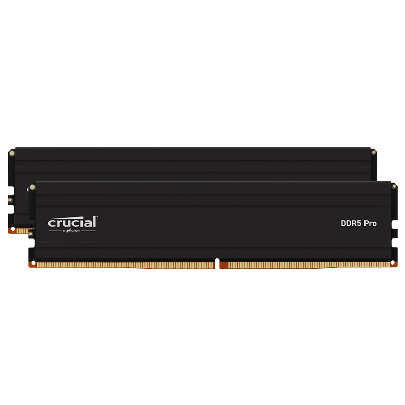 英睿达（Crucial）32GB（16G×2）套装 5600频率 台式机内存条Crucial DDR5 Pro系列游戏马甲条