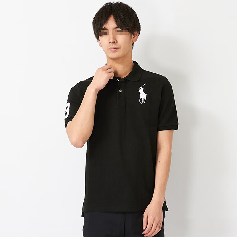 Polo Ralph Lauren青少年男童T恤 Polo衫 短袖纯棉上衣透气舒适 少年大童 日本直邮 BLACK MU （大标） XL （相当于男士L）推荐身高160-170cm