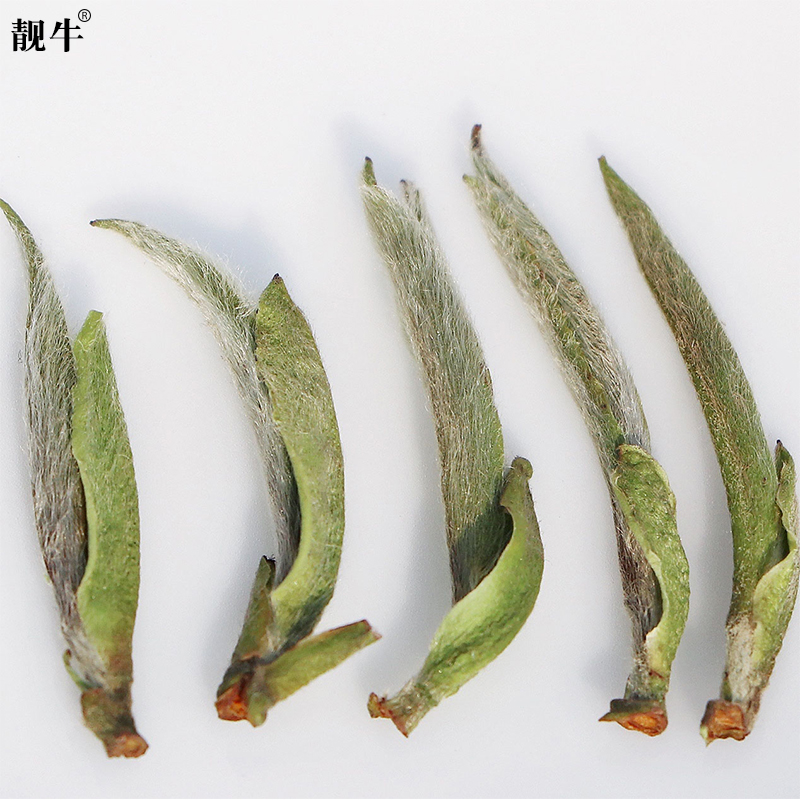 皇茅福鼎福建福建白茶白毫银针米针芽明前2021年头采荒野白毫银针500g