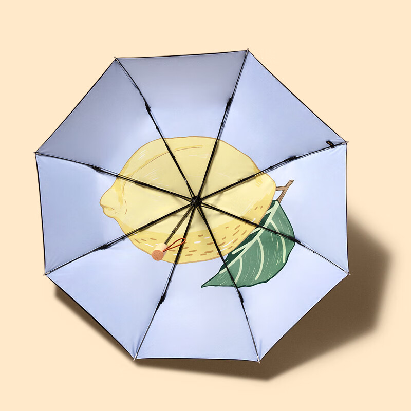 蕉下 太阳伞防紫外线雨伞防晒伞折叠晴雨伞遮阳伞【双层伞面-三折】