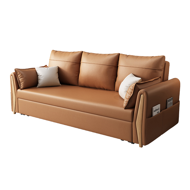 顾格 沙发床 可折叠布艺沙发床客厅多功能两用伸缩沙发 单人小户型铁架 科技布-海绵款可储物 GJ9533-206