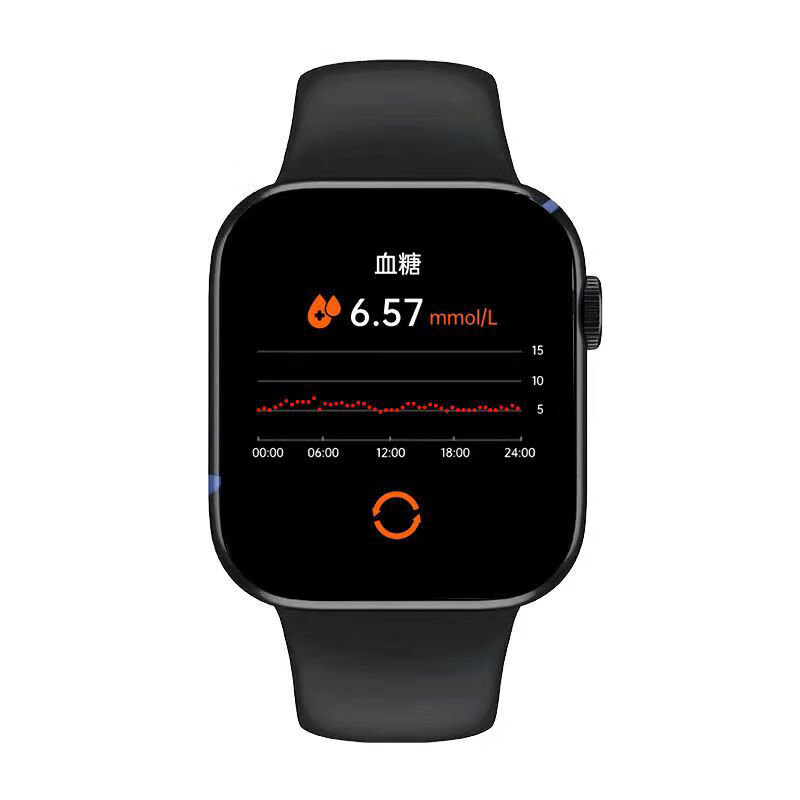 新款智能无创血糖仪测血糖手表级血压心率血氧通话nfc运 普通方款血糖