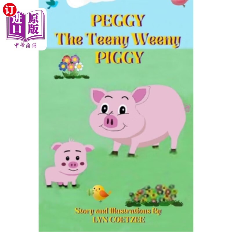 海外直订peggy the teeny weeny piggy: a large print childrens