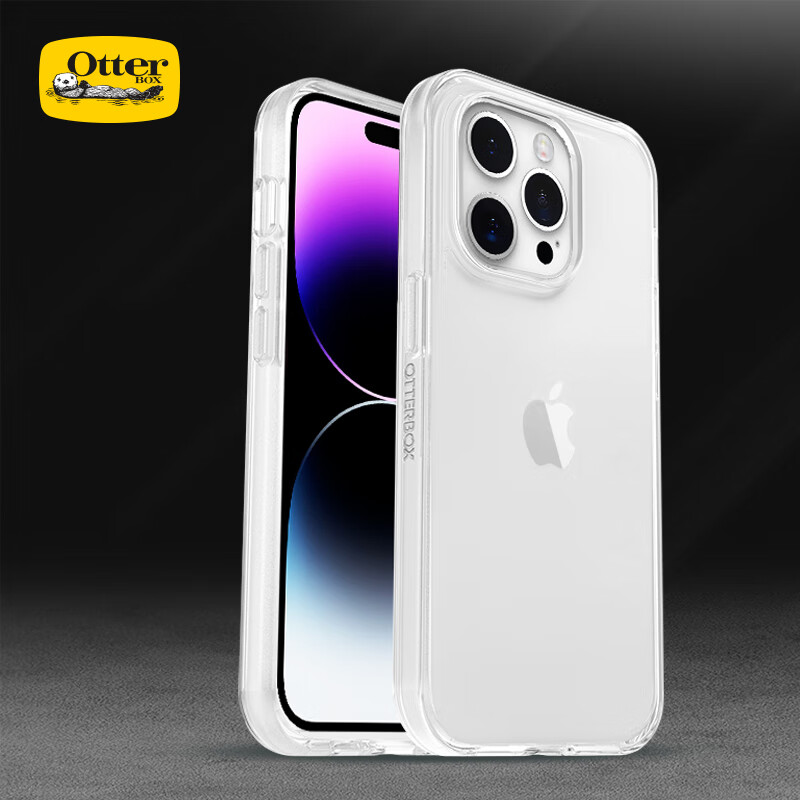 otterbox 美国2022苹果iphone14plus防摔认证手机保护壳炫彩透明系列