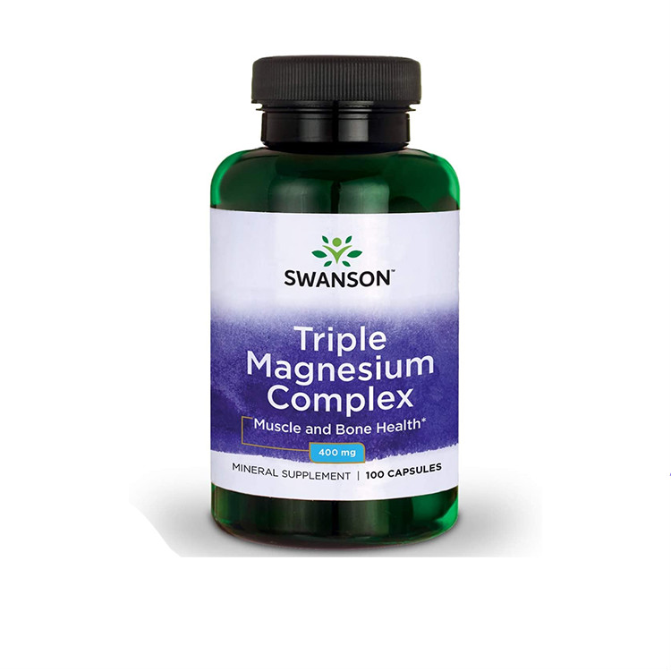 斯旺森镁复合镁柠檬酸镁 400mg100粒triple magnesium美国  100粒