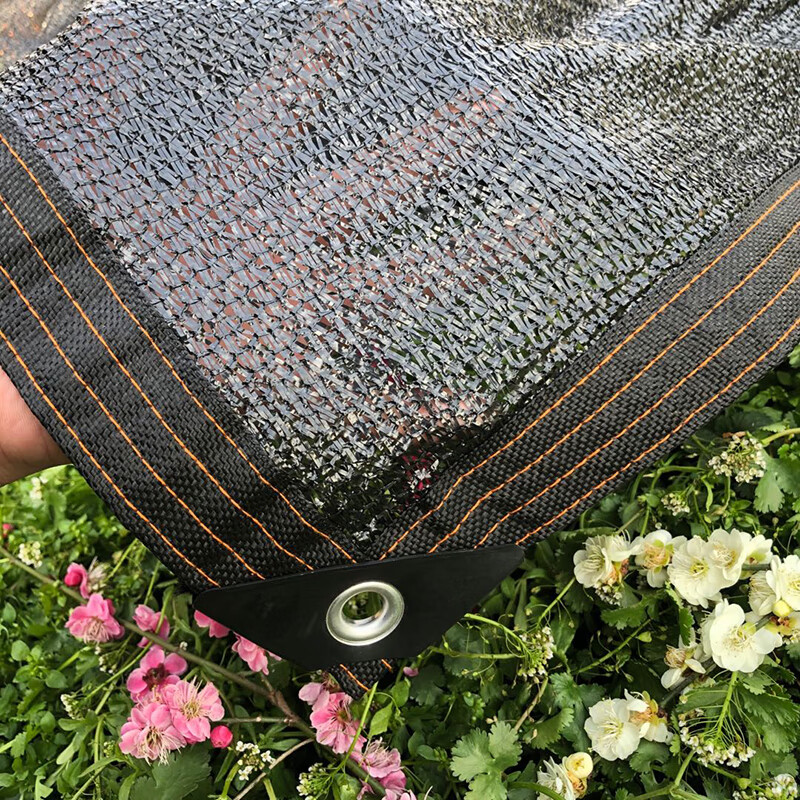 shxi新款黑色6针太阳网遮阳网加密防晒网遮阴卉阳台楼顶隔热抗老化 2
