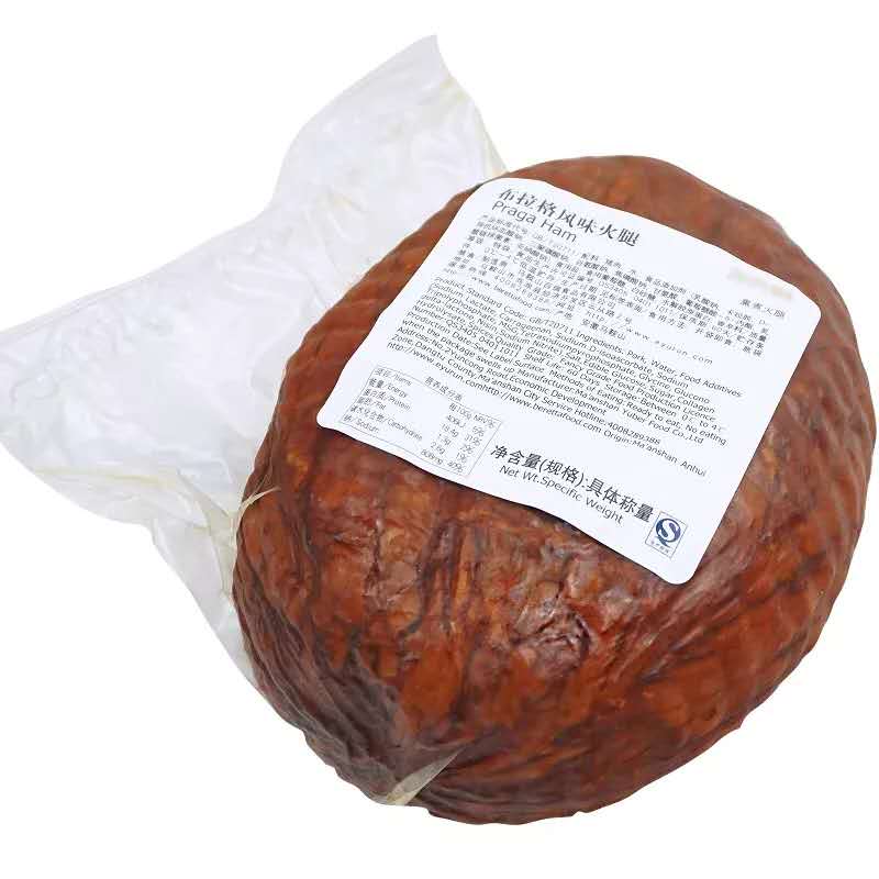 雨润布拉格风味火腿 praga ham 烟熏火腿约1.7kg西餐烘焙