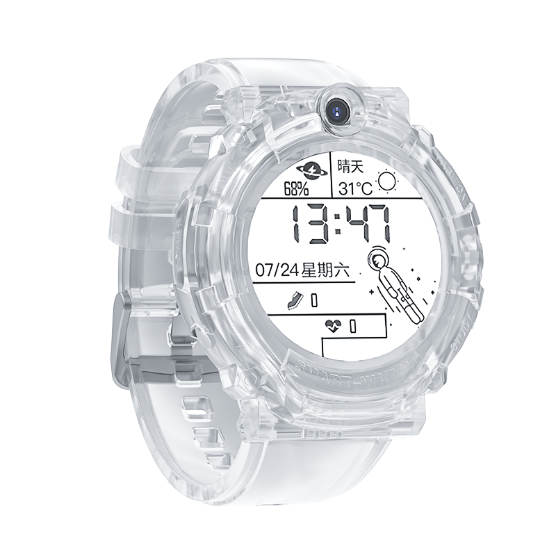 dido Y39 4G智能手表 透明色表壳 透明色硅胶表带 (GPS、视频通话)