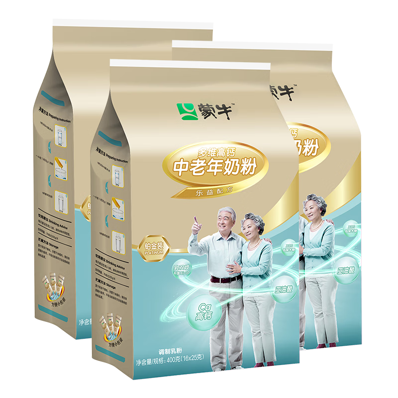 ��ţ����װ�������ά�߸��̷�400g/�� �߸�Ӫ���ͳ�����������̷� 3����400g*3��