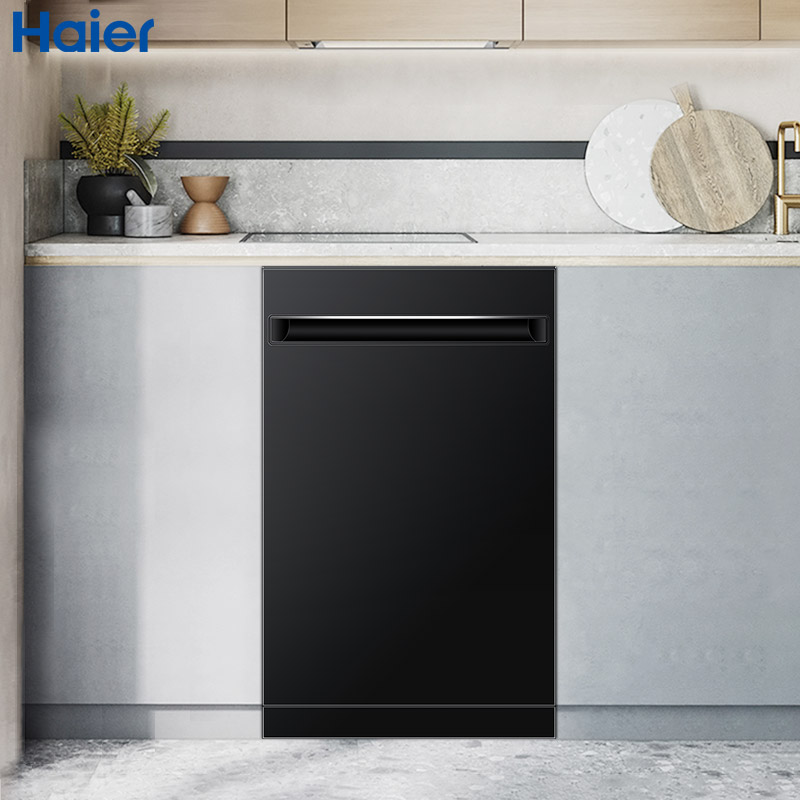 海尔（Haier） S8黄金嵌入式家用洗碗机 9套 智能油污感应  高温除烘干 全自动洗碗机 刷碗机 EBW9817BU1