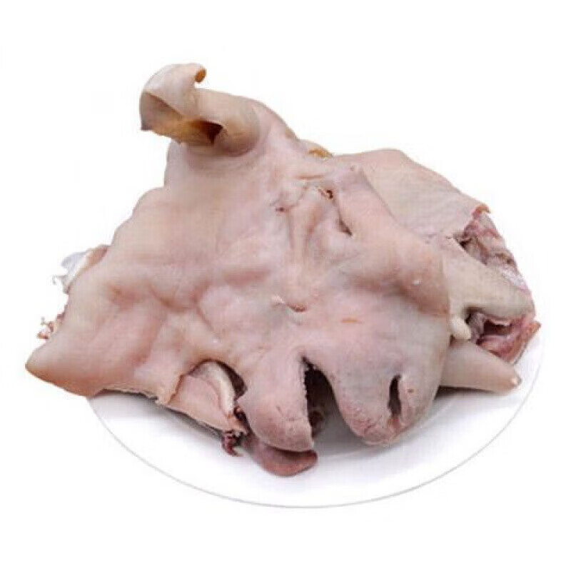 京战   新鲜羊头肉熟羊肉全熟羊脸整个羊头肉 2斤装羊头肉