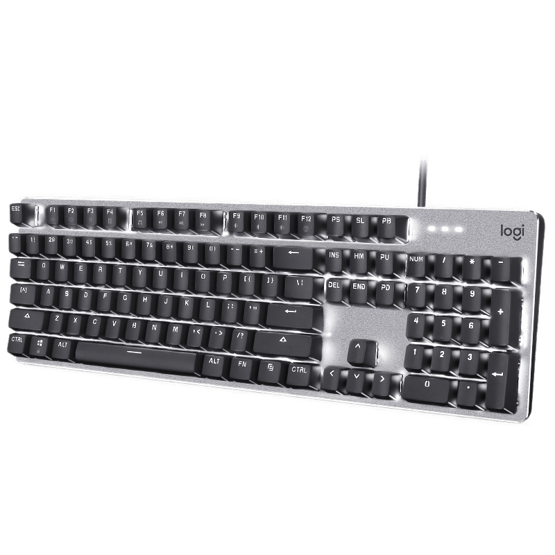 罗技（Logitech） K845 背光机械键盘 电竞吃鸡游戏办公有线键盘 k840/G610升级版 TTC 茶轴