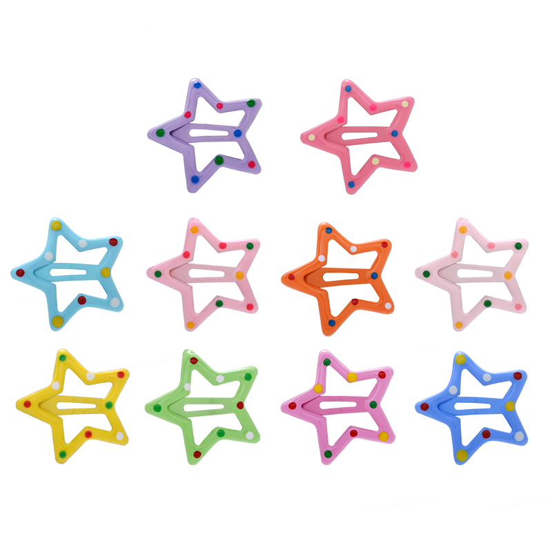 Royal sasa皇家莎莎兒童星星碎發(fā)夾女bb夾寶寶發(fā)卡五角星小卡子夾子頭飾