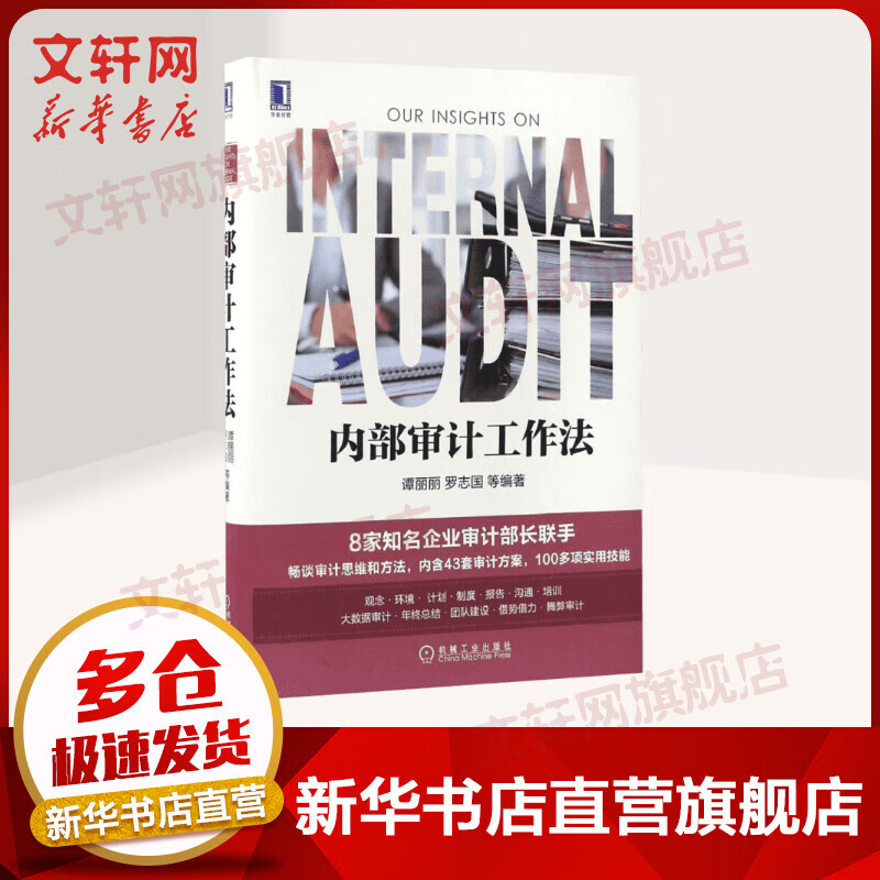 内部审计工作法 谭丽丽 等 编著 企业财务会计出纳基础准则 机械工业出版社 新华书店旗舰店官网正版图书籍