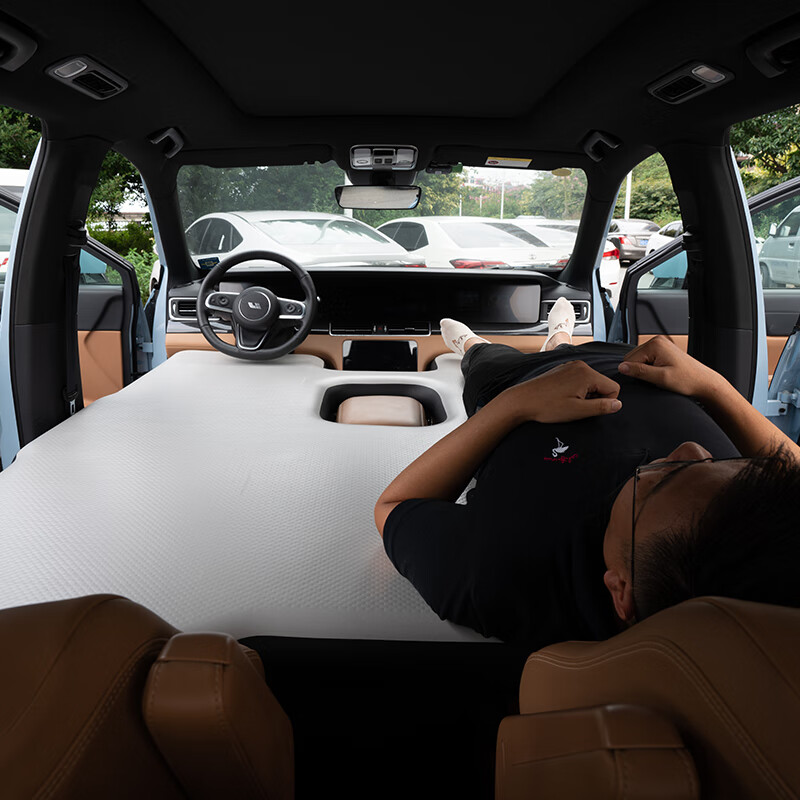 高压汽车车载充气床旅行l8拉丝漂流改装 理想one专用双人sup高压床垫