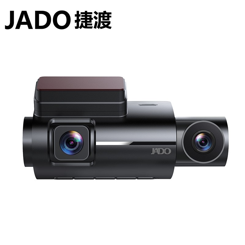 捷渡(jado)行车记录仪d350高清夜视手机wifi互联车前车内车后三镜头
