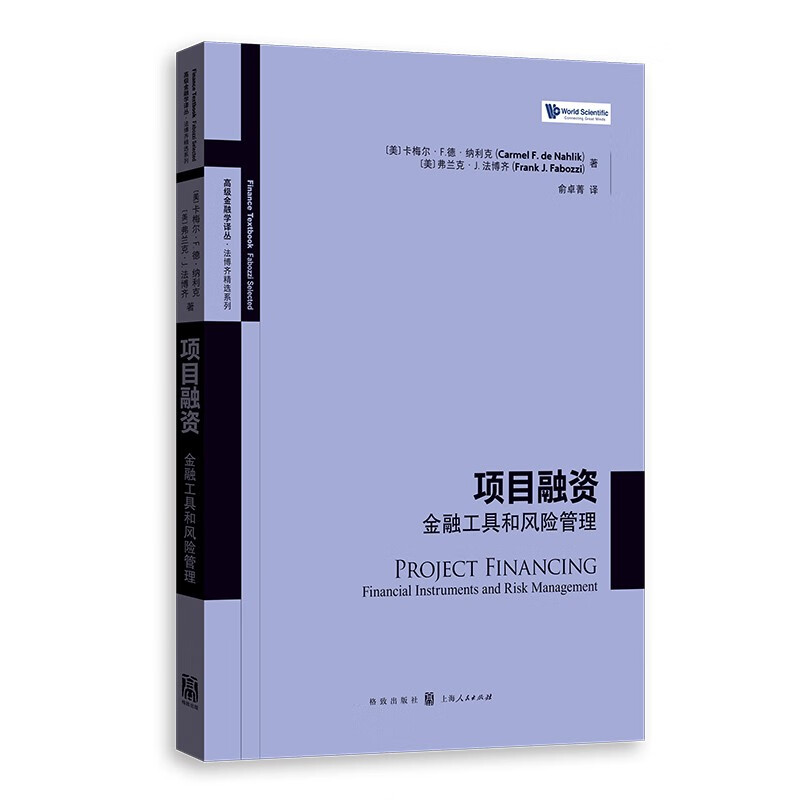 项目融资：金融工具和风险管理