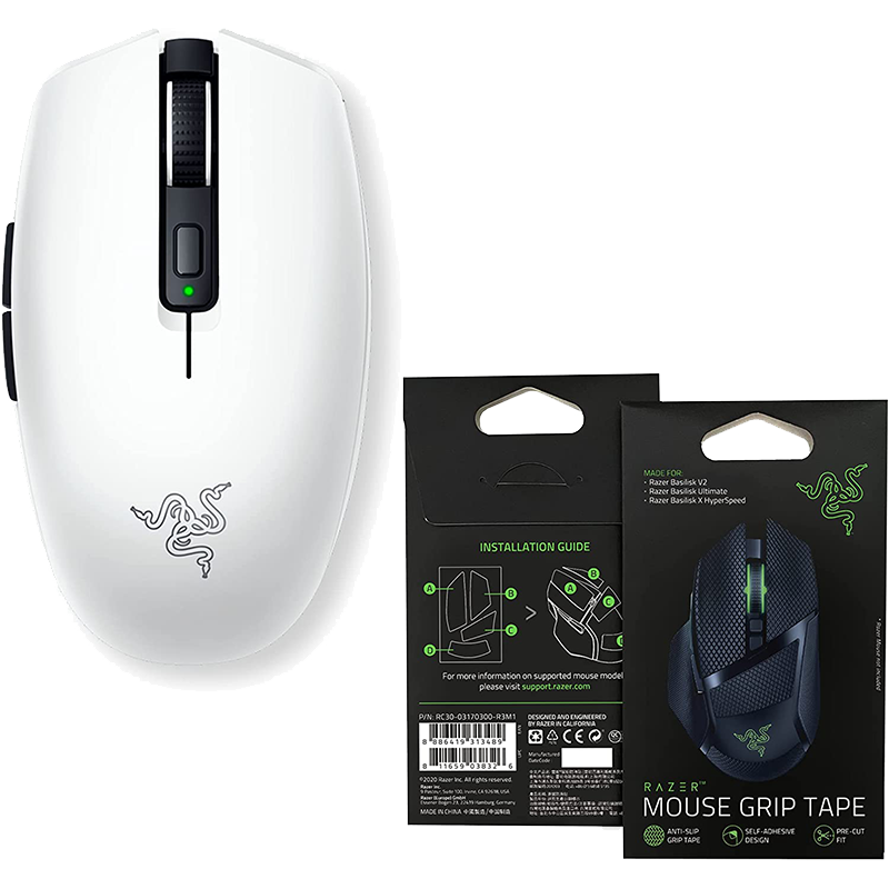 雷蛇（Razer）Orochi V2移动无线游戏鼠标+鼠标握把套装白色