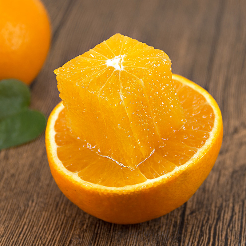 京世泽 重庆奉节脐橙 橙子水果 带箱约10斤70-75mm净重8.5-9斤