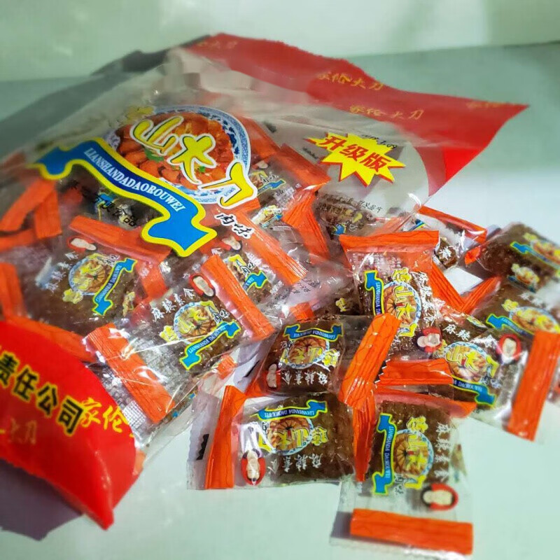 彦瑛正宗连山大刀肉辣条218g袋麻辣素食面筋8090怀旧网红 大刀肉218g*