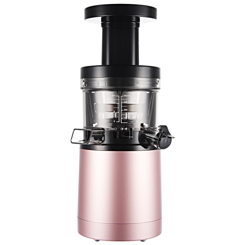 惠人（HUROM）原汁機(jī)HU24家用榨汁機(jī)汁渣分離水果汁機(jī)果蔬榨汁機(jī)韓國(guó)原裝進(jìn)口 【細(xì)網(wǎng)過(guò)濾】粉色