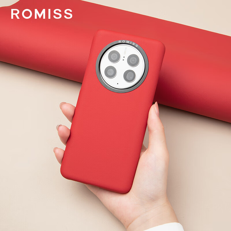 romiss jewelry 法拉利小牛皮适用华为mate50pro手机壳mate50男女新款