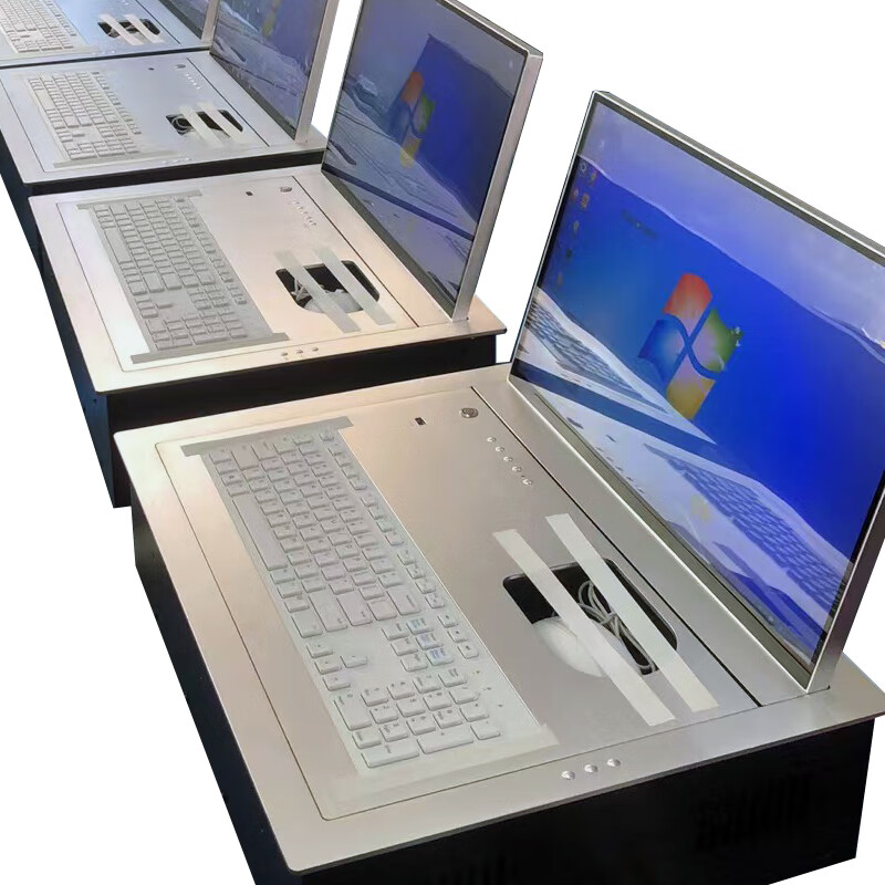 5英寸液晶屏电动翻转器防夹手动调仰角全铝壳体超窄边框京东方a规会议