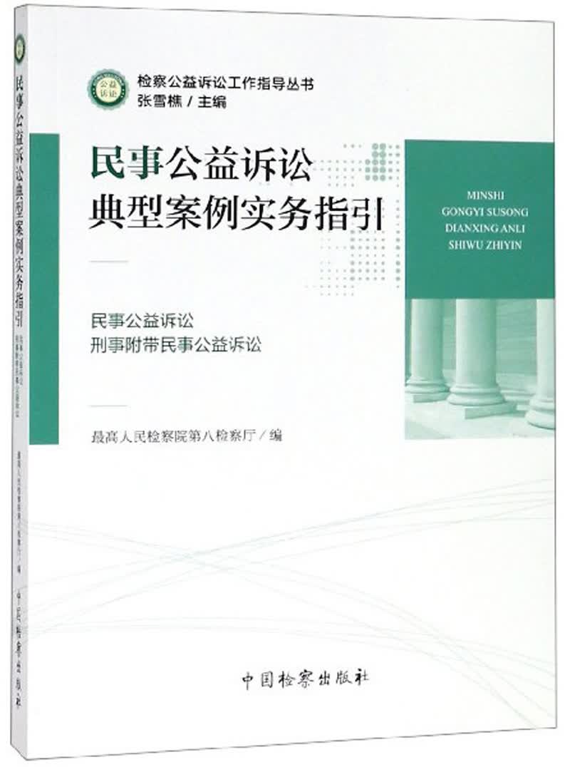 民事公益诉讼典型案例实务指引（民事公益诉讼 刑事附带民事公益诉讼）