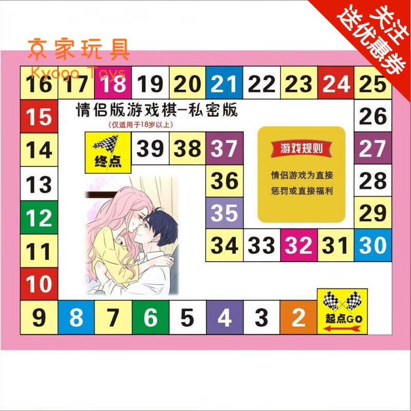 双人情趣飞行棋情侣版游戏棋恋爱互动大富翁男女友多人夫妻惩罚玩具