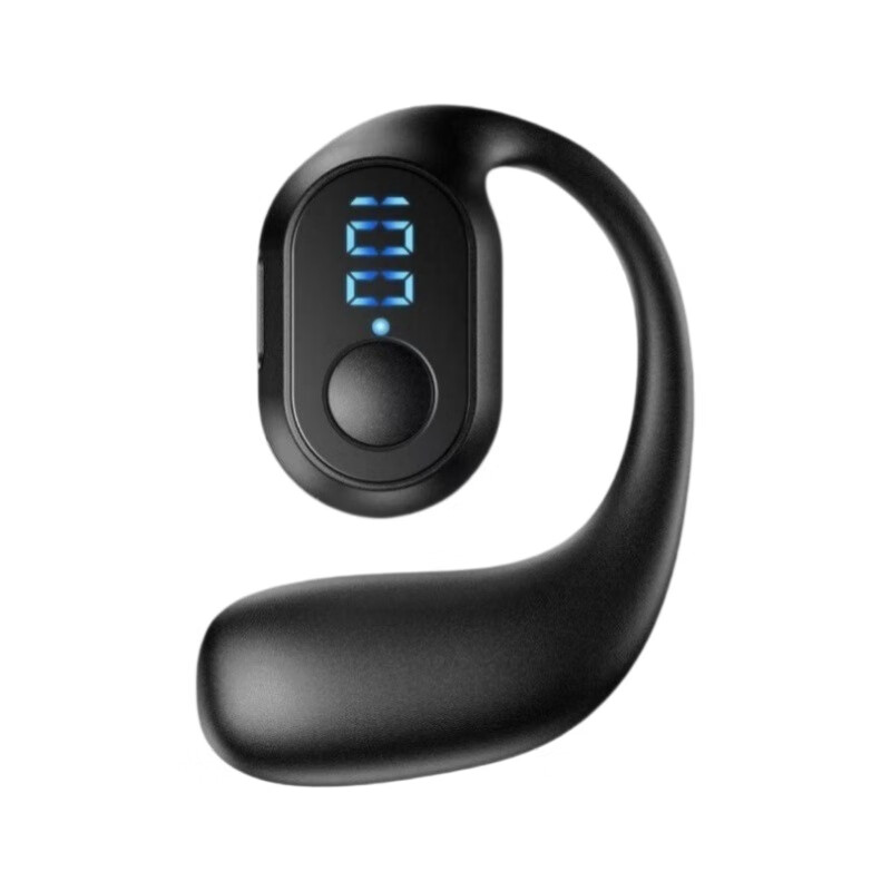 蓝牙耳机无线不入耳挂耳式运动游戏耳机适用苹果OPPO华为小米vivo 【G01】黑色 裸机
