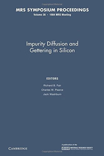 预订 impurity diffusion and gettering in silicon