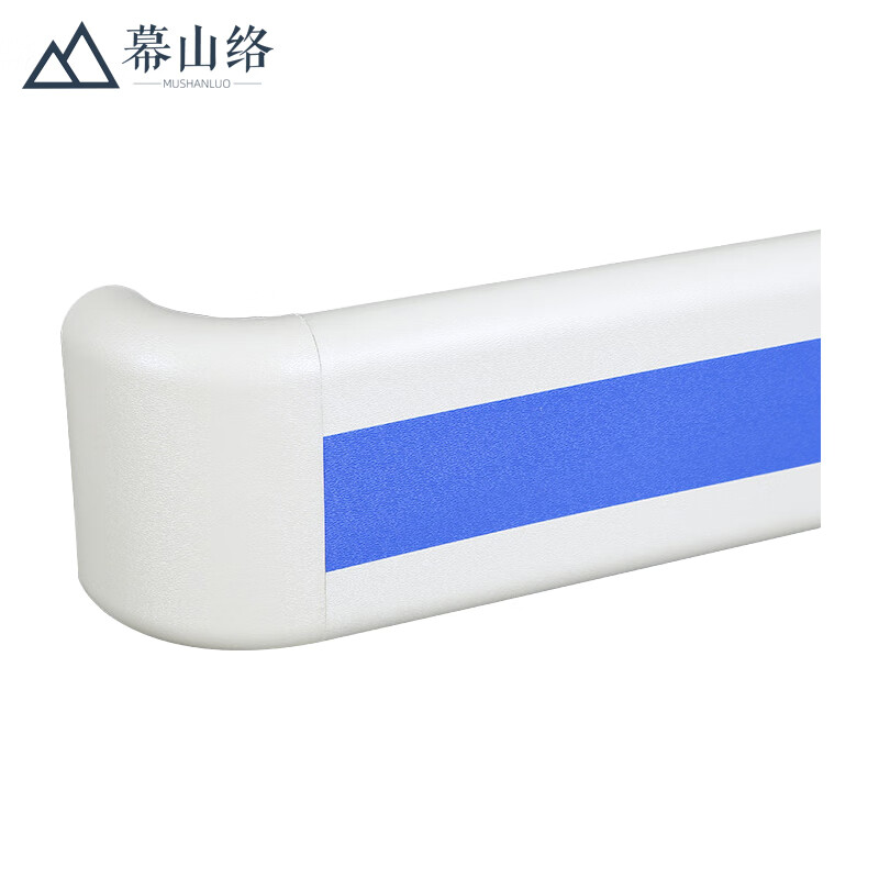 山络 pvc塑料扶手医院养老院走廊防滑防撞栏杆铝合金靠墙扶手 铝材厚