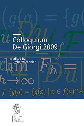 预订 colloquium de giorgi 2009