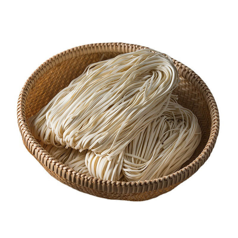 正柳螺千岛湖石林日晒面农家纯手工挂面面条拌面久煮不烂嚼劲扁面条