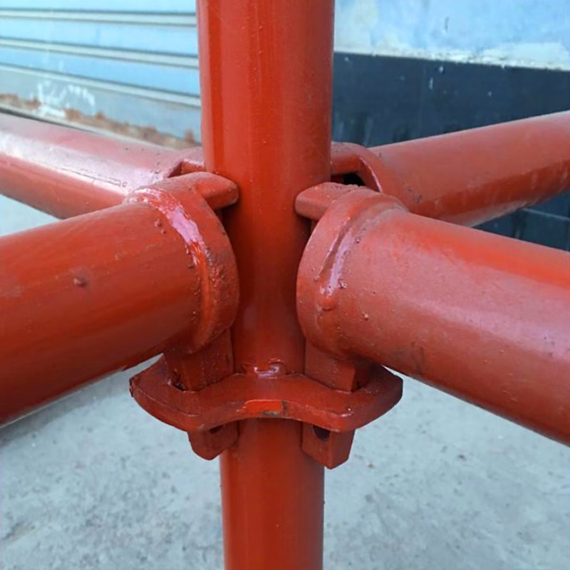 定制【精选好物】建筑轮扣盘扣式脚手架承插式快速架管支撑横杆立杆斜