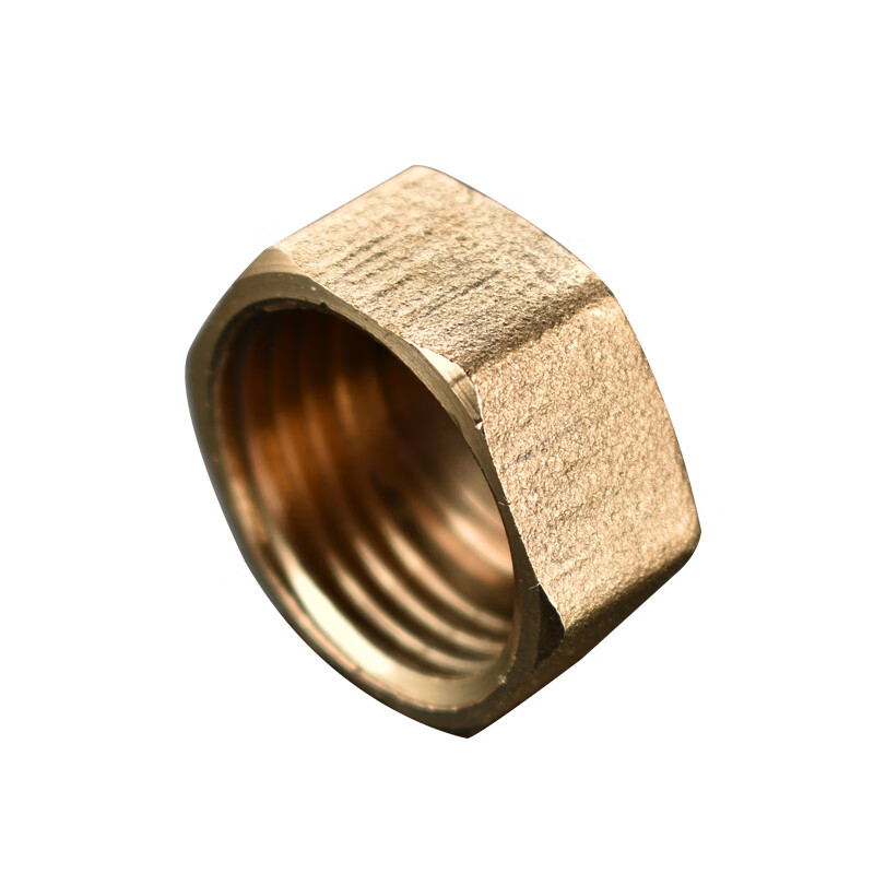 6分管堵内丝外丝不锈钢波纹管进水软管管帽水暖配件 6分铜内丝堵头