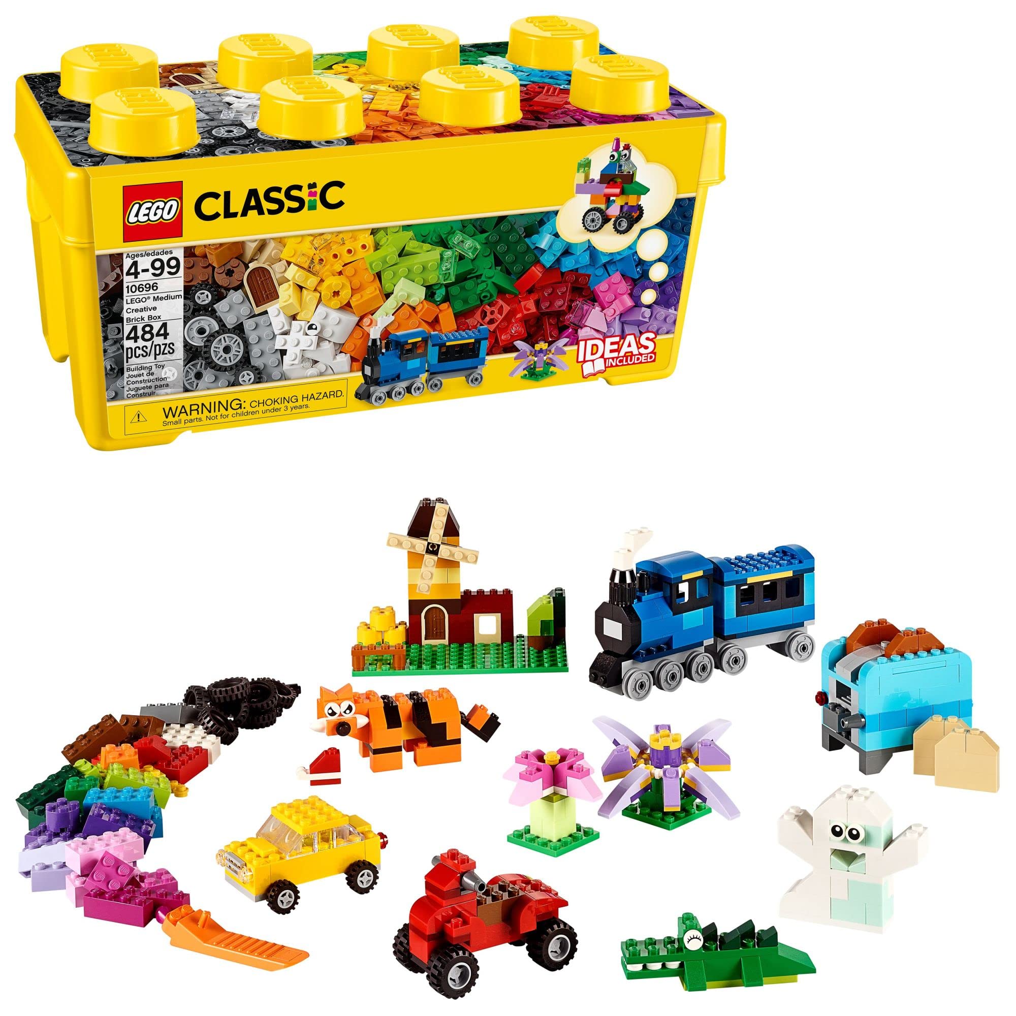 樂(lè)高（LEGO） 塑料拼插積木玩具 484件套裝 多色創(chuàng)意建構(gòu) 4-99歲 含底板收納盒 多種顏色 均碼