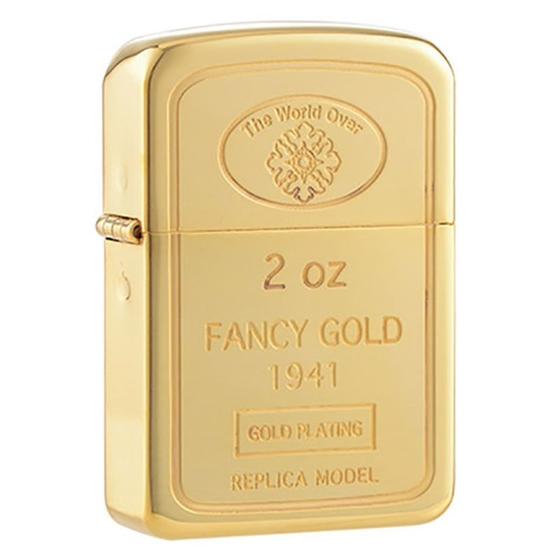 zippozippo之宝打火机原装男士 1941复刻金色铜制芝宝防风煤油 1941