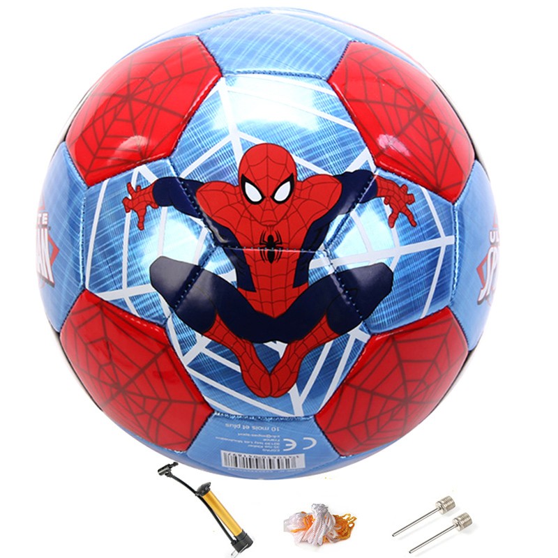 迪士尼（Disney）儿童足球PVC车缝3号5号幼儿园学生训练足球玩具 4号蜘蛛侠足球40490(约19CM)