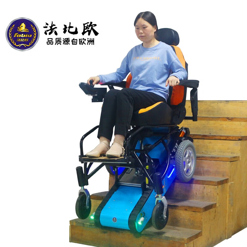 人爬楼神器爬楼梯轮椅老年人电动轮椅全自动智能款轮椅残疾人电动车