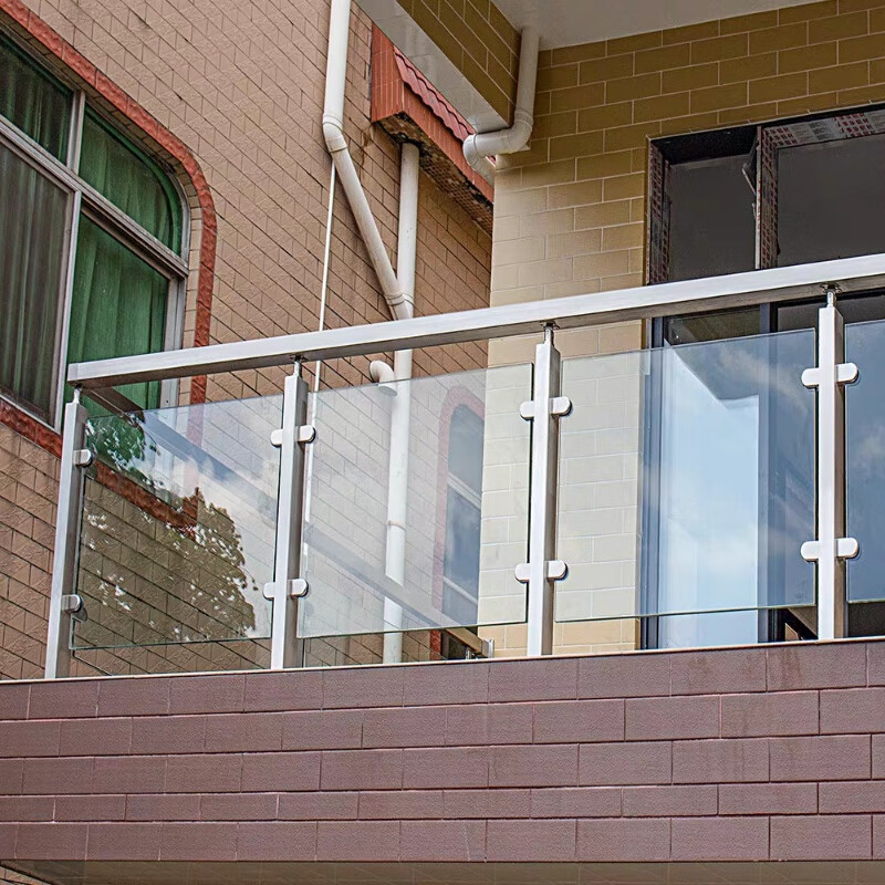 广州304不锈钢阳台栏杆玻璃栏杆不锈钢栏杆 安装尾款 免费上门测量
